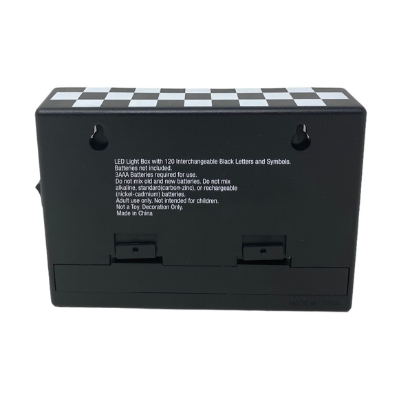 VANS Mini LED Light Box White Black Plastic VN000CE7N0A - Picture 5 of 9